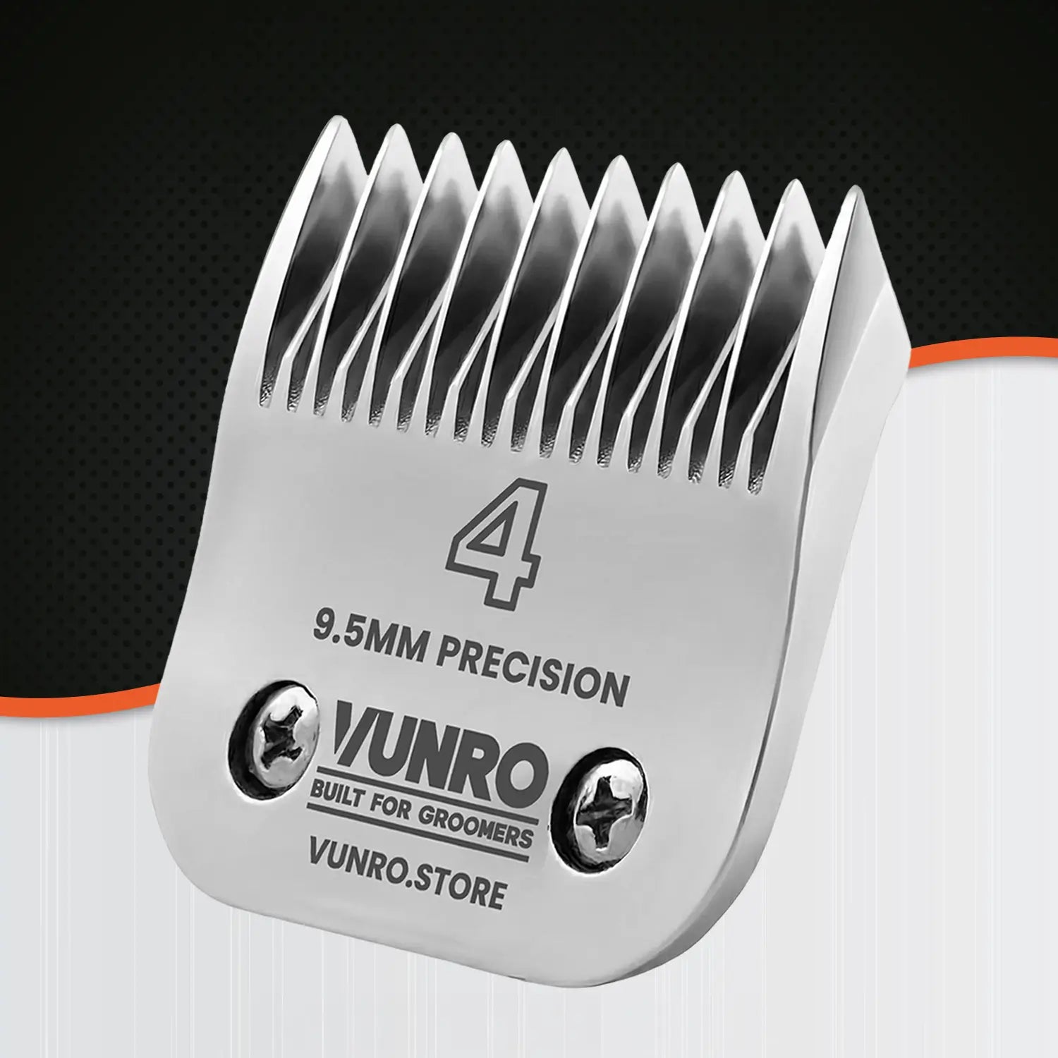 #4 Ceramic Skip Tooth Dog Clipper Blade (9.5mm)